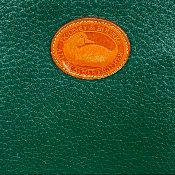 Vintage Dooney & Burke Hunter Green Shoulder Bag - Picture 3 of 11
